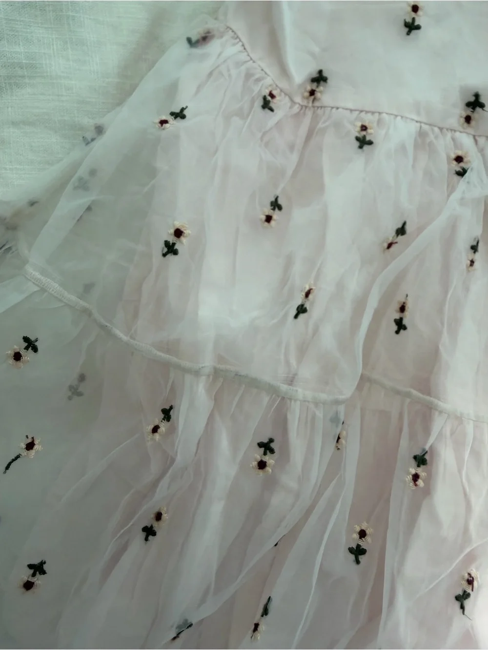 Zara Pale Pink floral dress